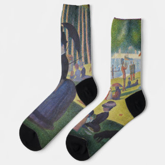 Seurat Painting Sunday On La Grande Jatte Socks