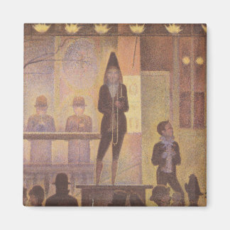 Seurat Painting - The Circus Parade Magnet