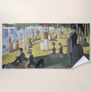 Seurat - Sunday Afternoon Beach Towel