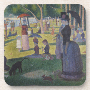 Seurat Sunday La Grande Jatte Fine Art Coaster
