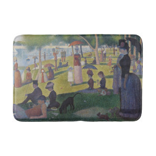 Seurat Sunday on La Grande Jatte Classic Painting Bath Mat