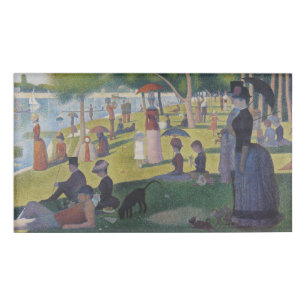 Seurat Sunday on La Grande Jatte Classic Painting Name Tag