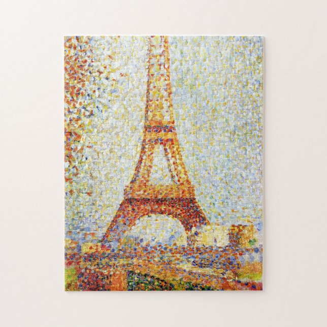 Seurat: The Eiffel Tower Jigsaw Puzzle (Vertical)