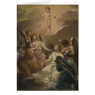 Seven Angels Adoring the Christ Child Religious