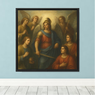 Seven Angels Canvas Print