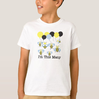 Seven Bees I'm This Many T-Shirt