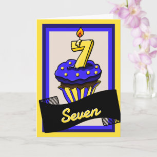 Seven Birthday Card