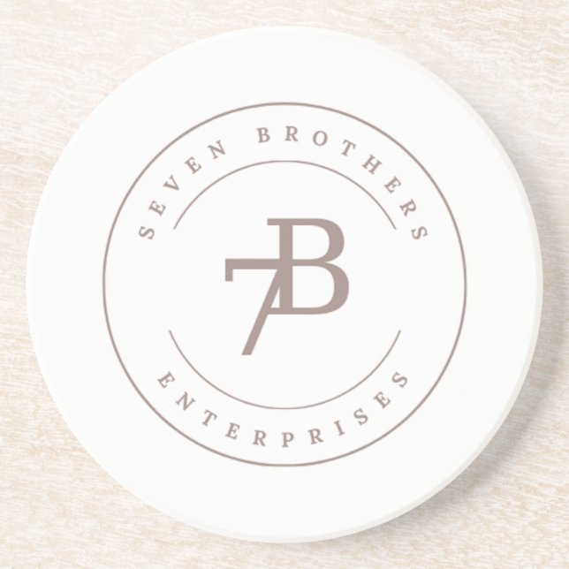 Seven Brothers Enterprises Sandstone Coaster (Front)