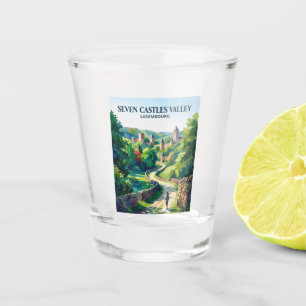 Seven Castles Valley, Septfontaines, Guttland, Lux Shot Glass