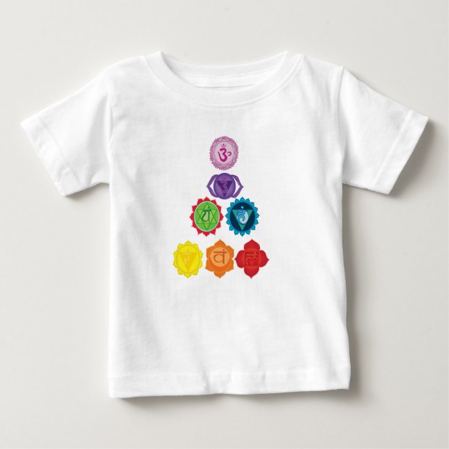 Seven Chakra Yoga Kids Toddler Pullover Hoodie (Front)