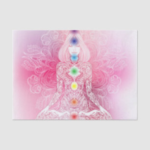 Seven Chakras Pink Lady Tissue Paper