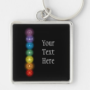 Seven Chakras Premium Keychain