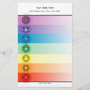 Seven Chakras Stationery