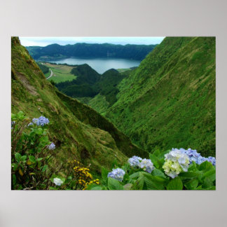 Seven Cities, Azores Poster