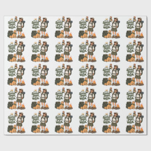 Seven Days A Week Camping AdventuriPad Smart Cover Wrapping Paper