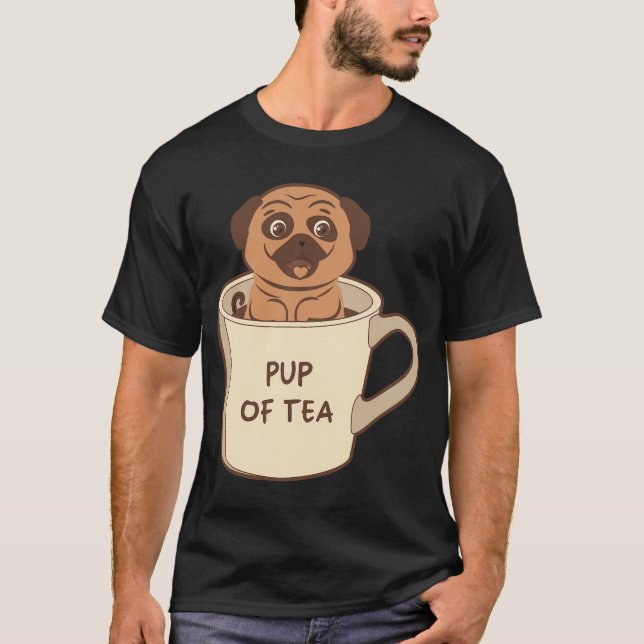 Seven Days Without a Pun Makes One Weak- Pup of Te T-Shirt (Front)