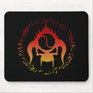 Seven deadly sins mouse pad