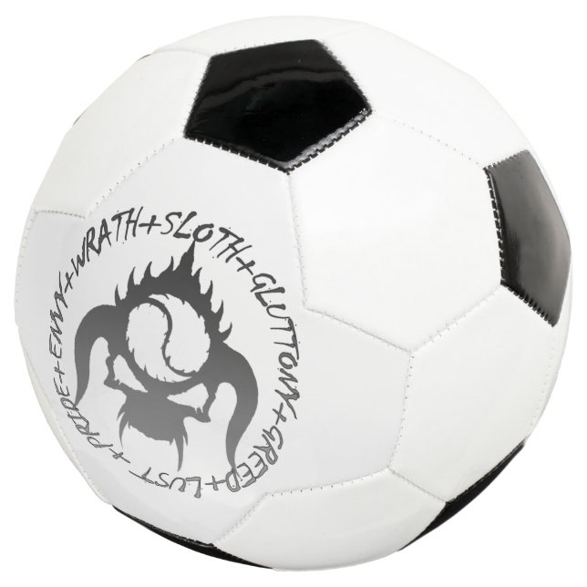 Seven deadly sins soccer ball (Three Quarter)