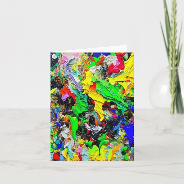 Seven Deadly Sins Study - Gluttony A Holiday Card (Front)