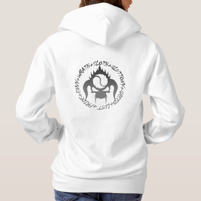 Seven deadly sins Women's Basic Hooded Sweatshirt (Back)
