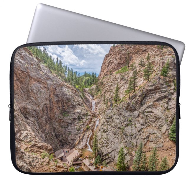 Seven Falls Colorado Laptop Sleeve (Front)