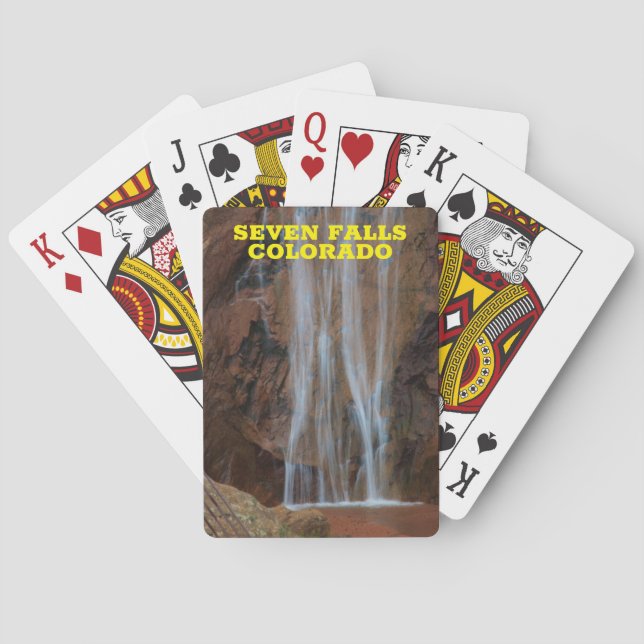 Seven Falls Colorado Playing Cards (Back)