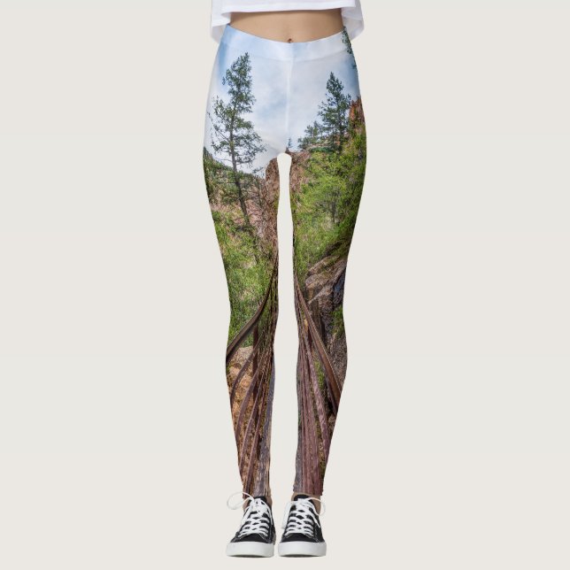 Seven Falls Walkway Bridge Leggings (Front)