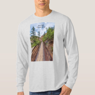 Seven Falls Walkway Bridge Men's Long Sleeve Shirt