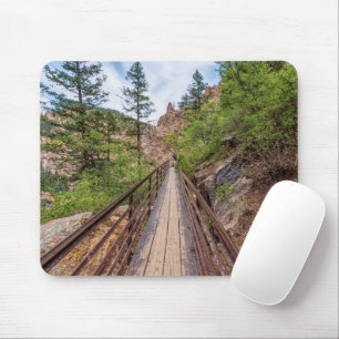 Seven Falls Walkway Bridge Mouse Pad
