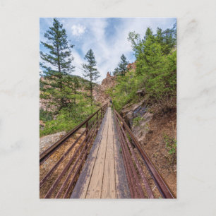 Seven Falls Walkway Bridge Postcard
