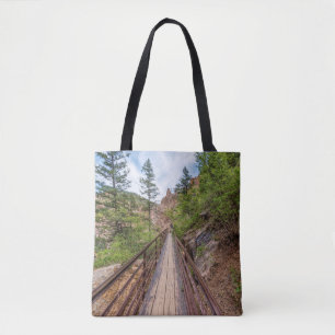 Seven Falls Walkway Bridge Tote Bag
