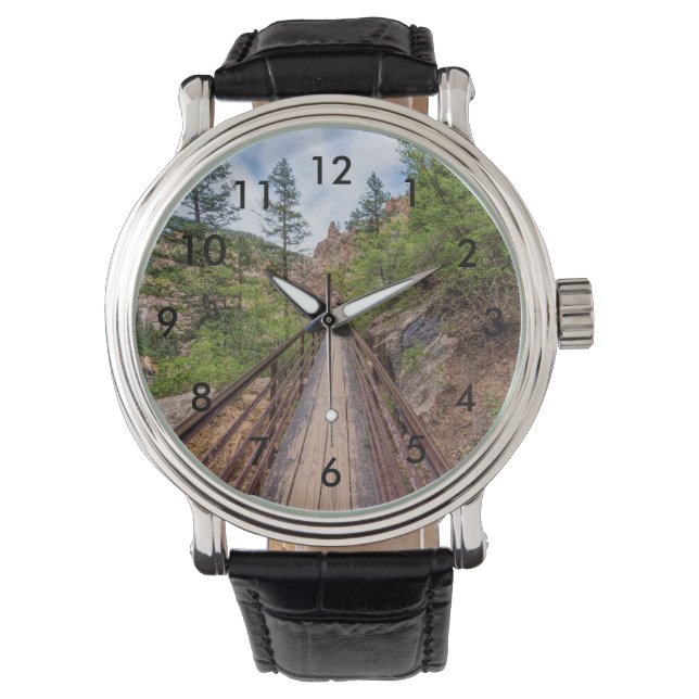 Seven Falls Walkway Bridge Wrist Watch (Front)