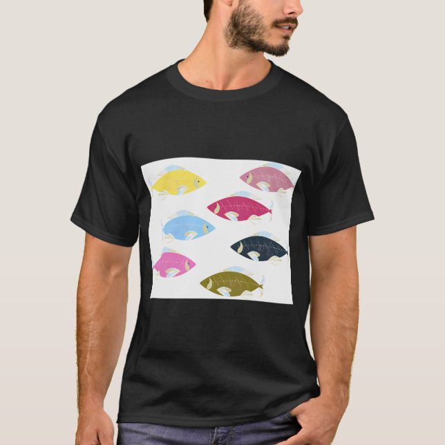 Seven fish in seven seas T-Shirt (Front)