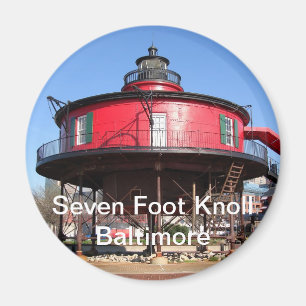 Seven Foot Knoll Lighthouse Magnet
