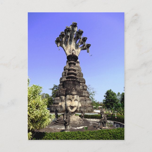Seven Headed Naga, Thailand Postcard (Front)