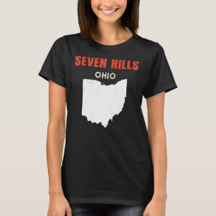 Seven Hills Ohio USA State America Travel Ohioan T-Shirt