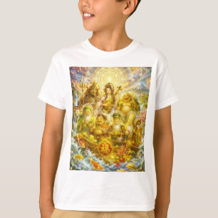 Seven Lucky Gods -Japanese Gods- colorful art T-Shirt