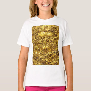 Seven Lucky Gods -Japanese Gods- Golden shine T-Shirt