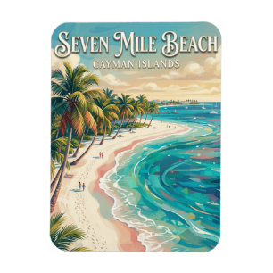 Seven Mile Beach Cayman Islands Magnet
