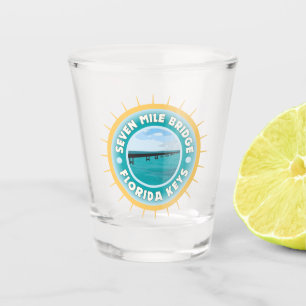 Seven Mile Bridge Florida Keys Shot Glass