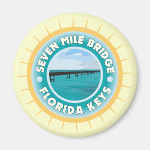 Seven Mile Bridge in the Florida Keys Magnet