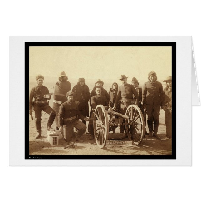Seven Native Americans & 1st Artillery SD 1891 (Front Horizontal)