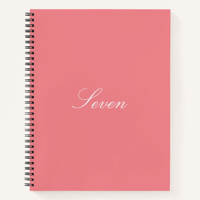 ‘Seven’ Notebook (Front)