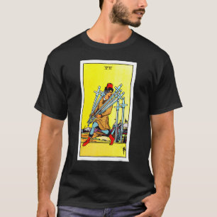 Seven Of Swords Vintage Tarot Card Rider Waite De T-Shirt