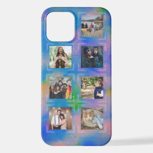 Seven Photo Cell Phone Case with Flowers HAMbWG