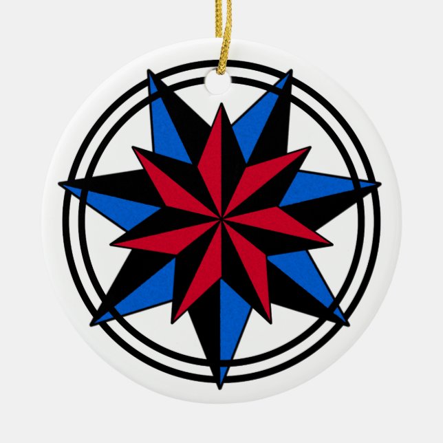 Seven Pointed Star Ornament (Front)