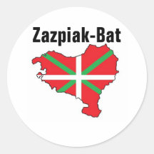 Seven Provinces One Basque Country Sticker