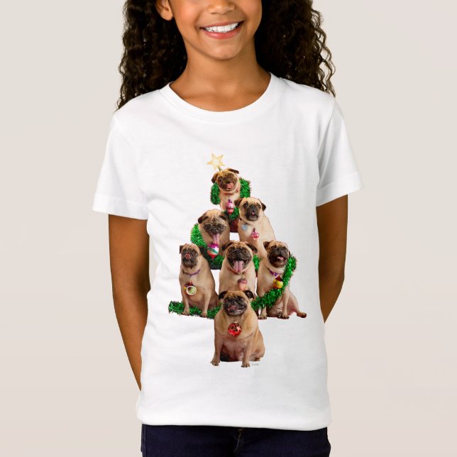 Seven Pugs-a-Posing T-Shirt (Front)