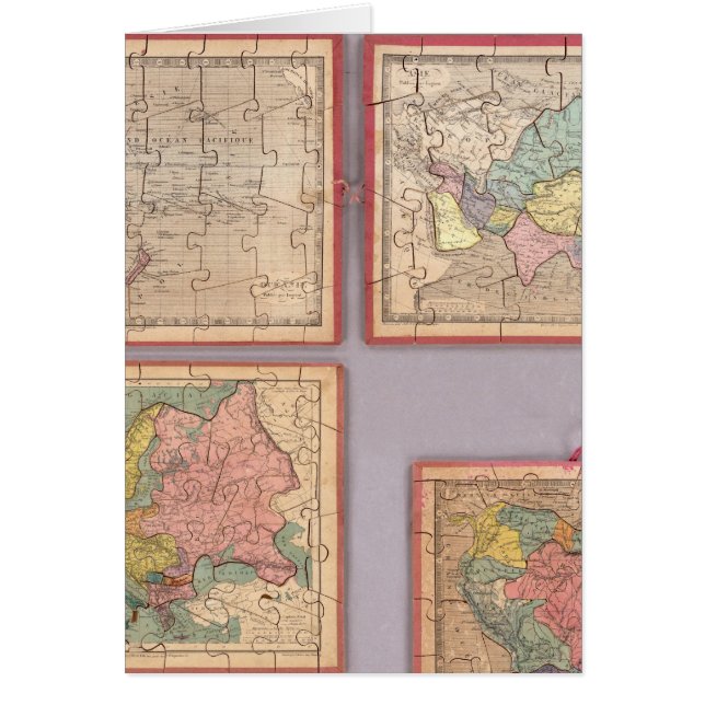Seven Puzzle Maps of the World (Front)