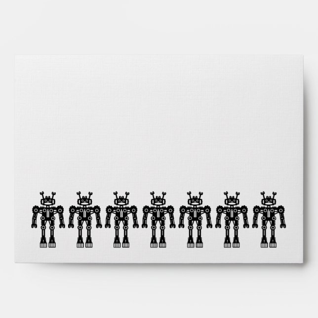 Seven Robots Envelopes (Front)
